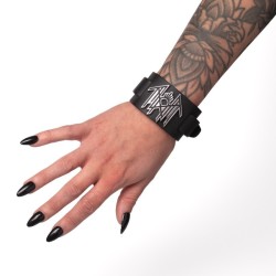 Alchemy Gothic HRWL465 Sleep Token Leather Wrist Strap