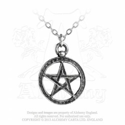 Alchemy Gothic P235 Dante's Hex pendant necklace