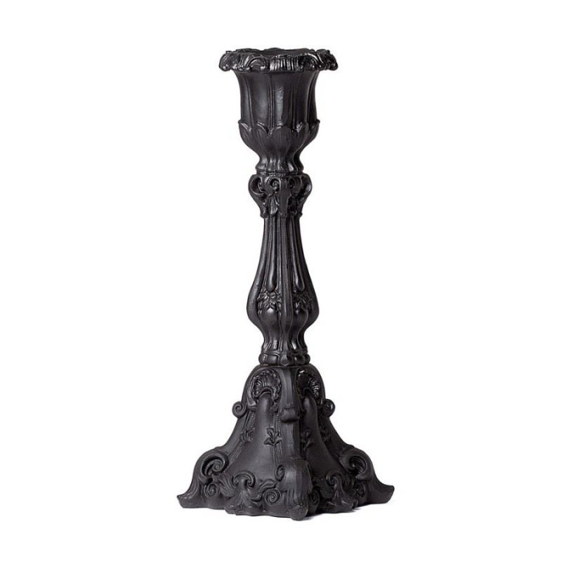 Alchemy Gothic SA22B Baroque candlestick - Black