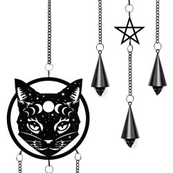 Alchemy Gothic HD34 Celestial Cat Hanging Decoration
